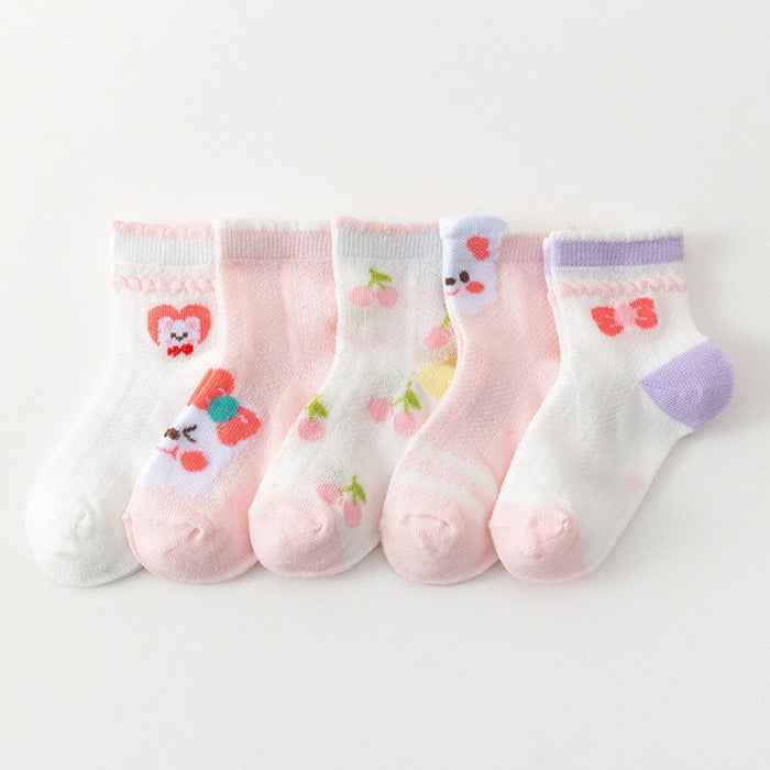 Strawberry Cartoon Kids Socks