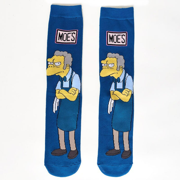 Cartoon Printed Street Wear Casual Socks