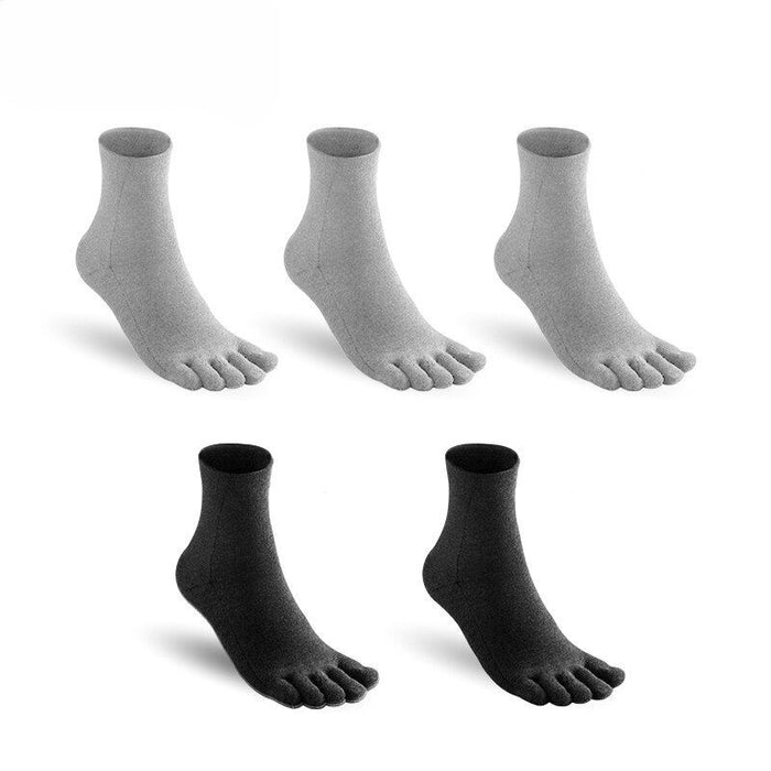 Men Five-Finger Cotton Casual Socks