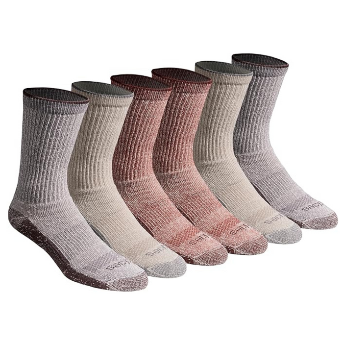 6 Pair Soft Cushioned Socks - Active Lifestyle and Comfort