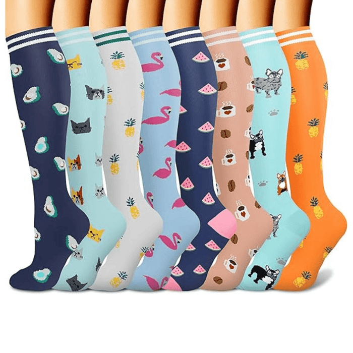 8 Pairs Comfort Focused Neuropathy Support Socks