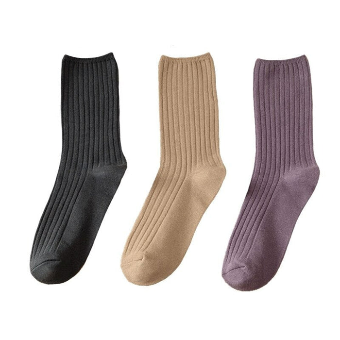 Elegant Retro Long Breathable Cotton Socks