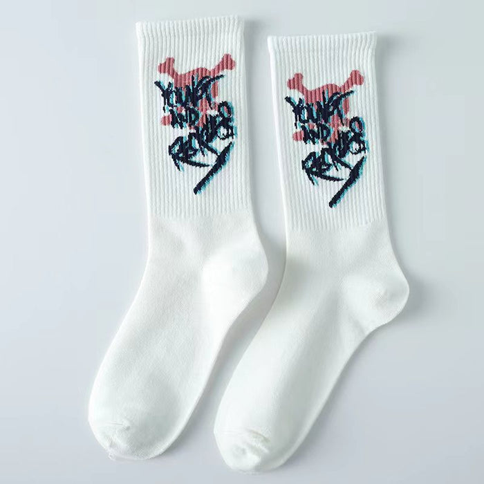 Printed Basketball Style Long Socks