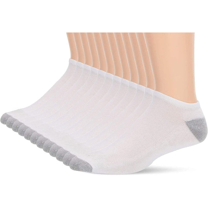 12 Pack Dual Defense No Show Socks Antimicrobial Socks