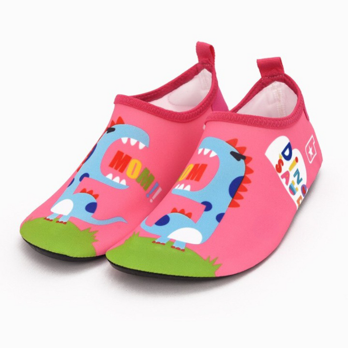 Cartoon Printed Kids Quick Dry Aquatic Shoes For Girls And Boys