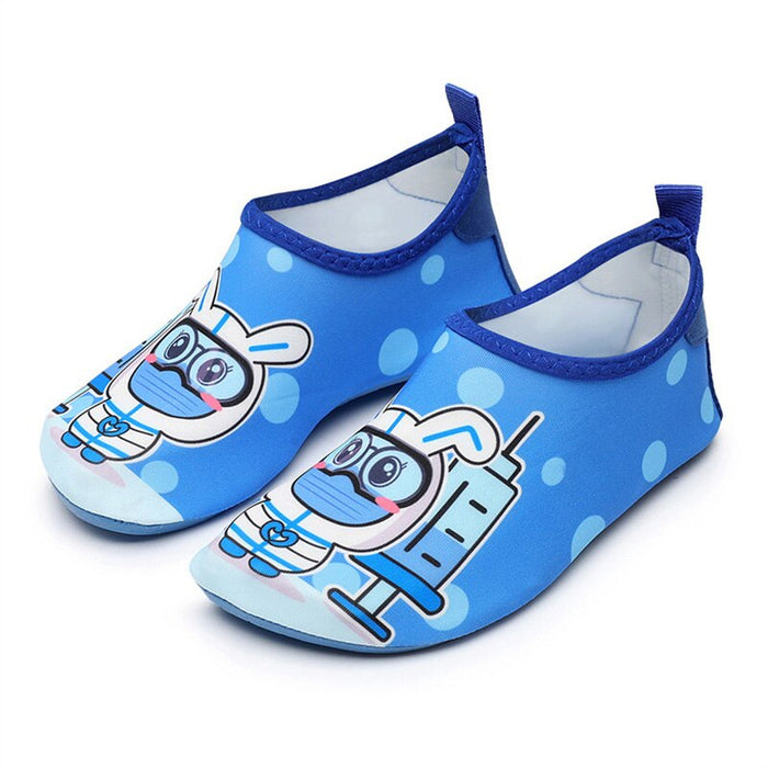Quick Dry Little Kids Printed Aquatic Shoes