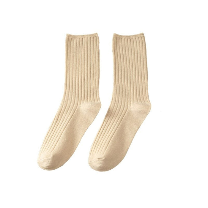 Elegant Retro Long Breathable Cotton Socks