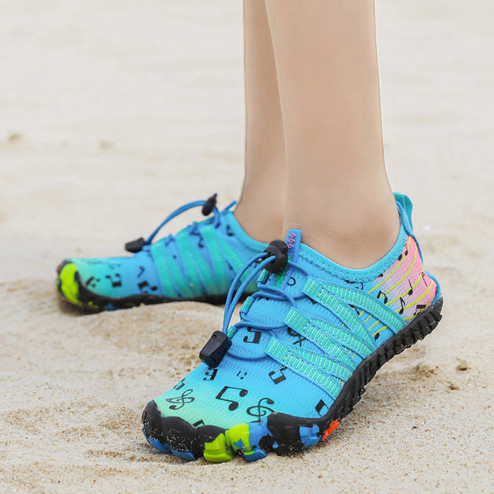 Kids Stretch Fabric Beach Water Shoes