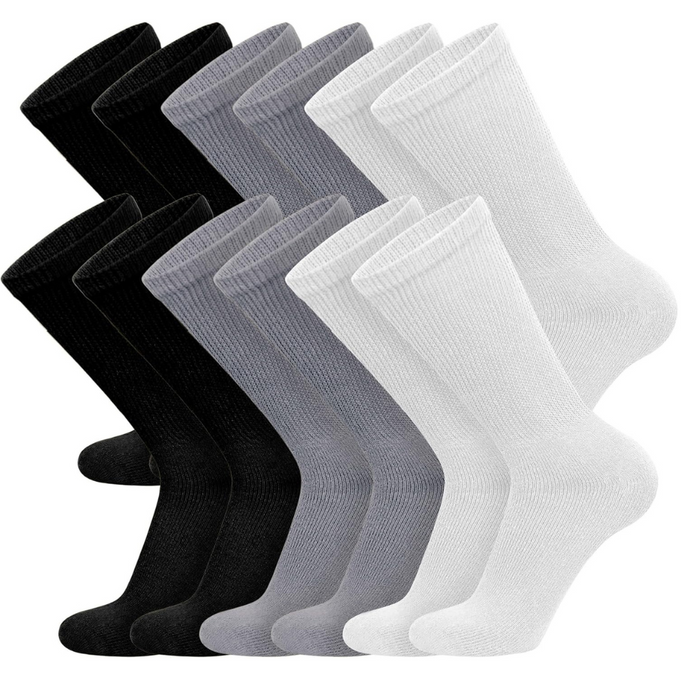 12 Pairs Compression Neuropathy Socks - Comfort and Stability