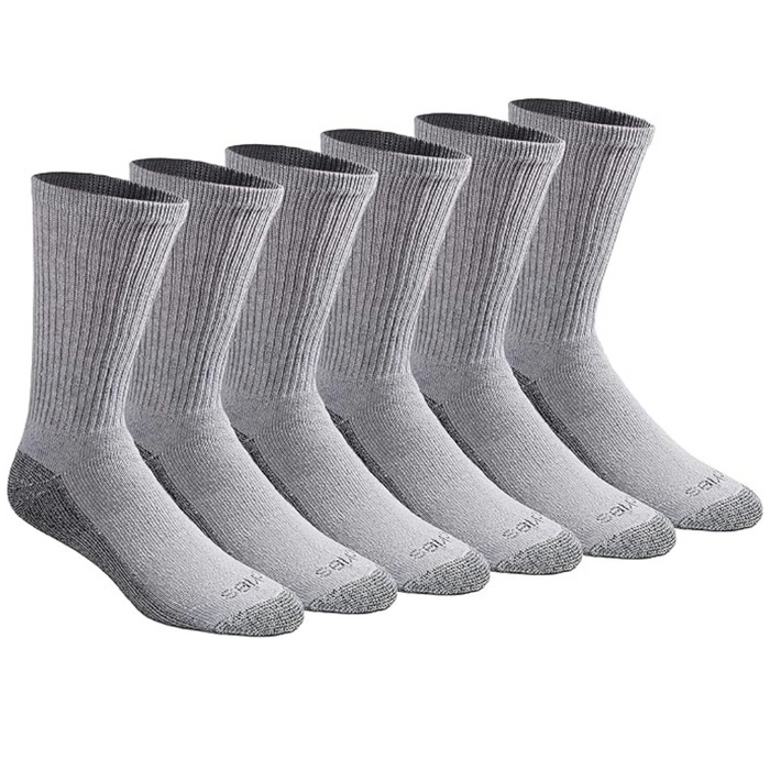 6 Pair Soft Cushioned Socks - Active Lifestyle and Comfort