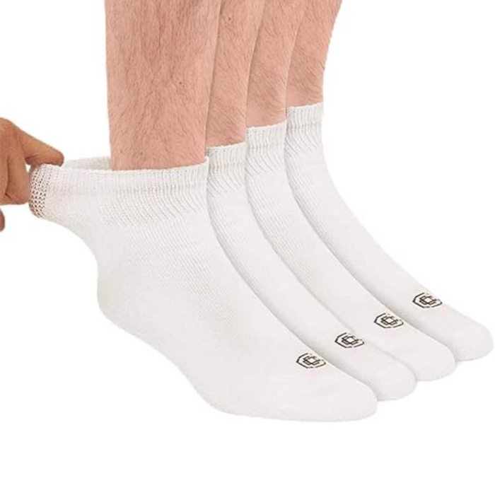 4 Pairs Moisture-Wicking Orthopedic Socks – Comfort and Support