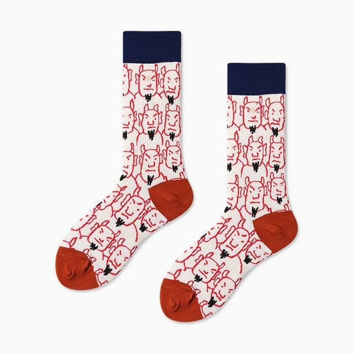 Abstract Art Skateboard Socks