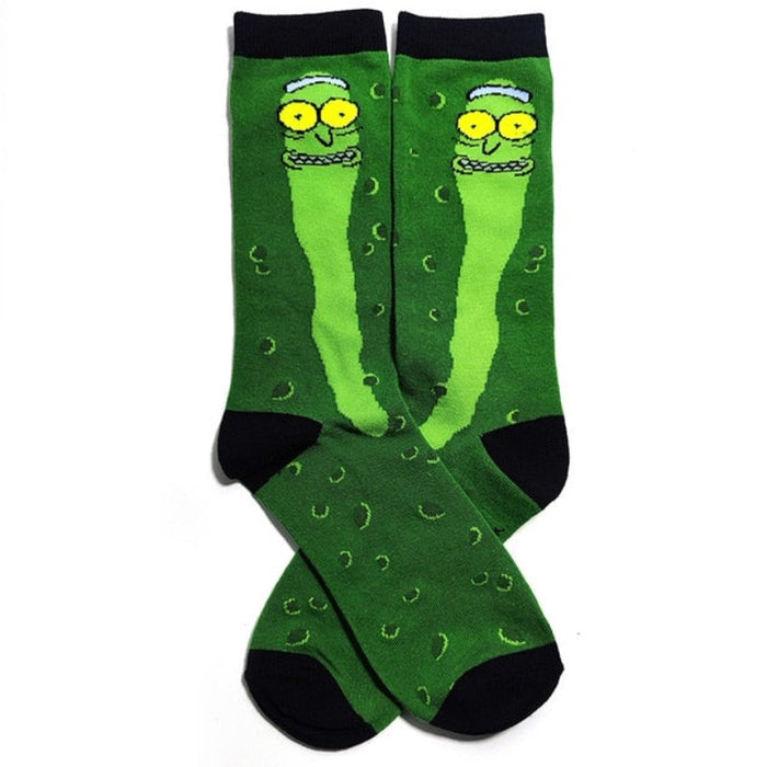 Men Cartoon Prints Casual Socks