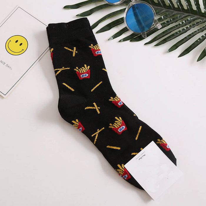 Floral Patterned Long Printed Sock Sets