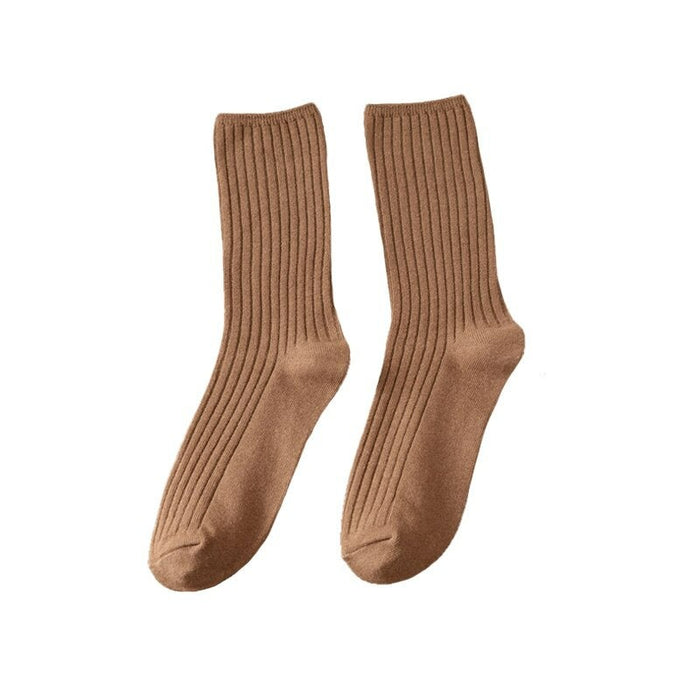 Elegant Retro Long Breathable Cotton Socks