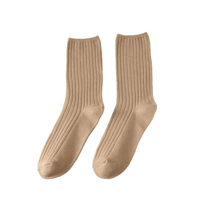 Elegant Retro Long Breathable Cotton Socks