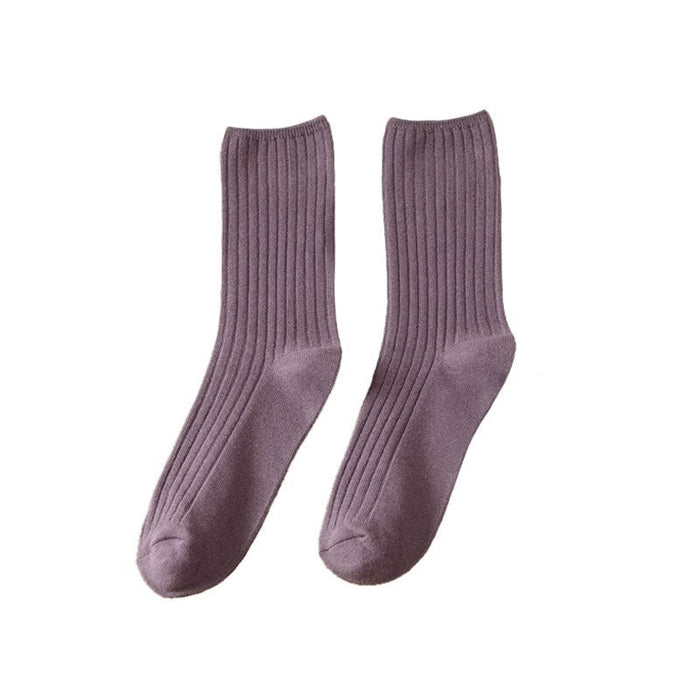 Elegant Retro Long Breathable Cotton Socks