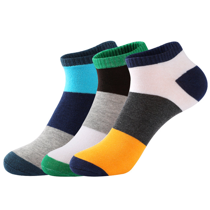 5 Pairs Men's Summer Patterned Socks