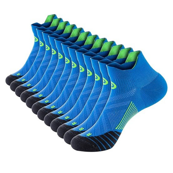 6 Pair Orthopedic Running Socks – Support & Comfort