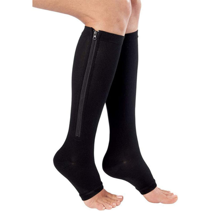 Women's Open Toe Planter Compression Socks