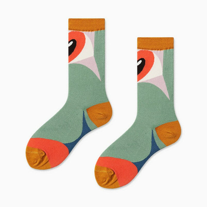 Abstract Art Skateboard Socks