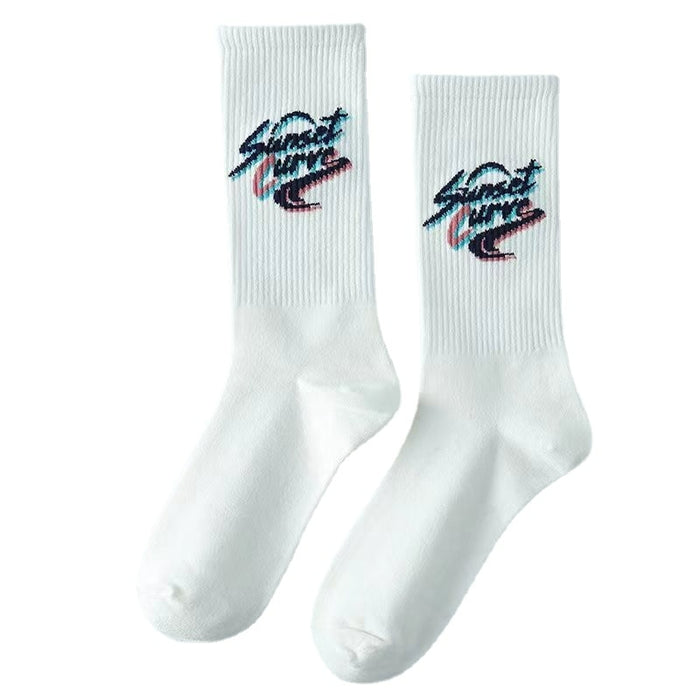 Printed Basketball Style Long Socks