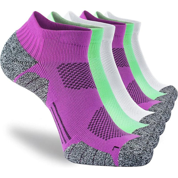 Pair Of 6 Cushioned Compression Anti Blister Socks