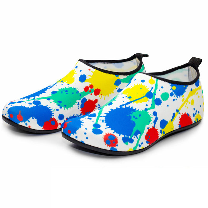 Unisex Color Splash Printed Water Sport Aquatic Shoes