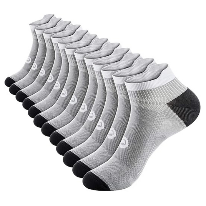 6 Pair Orthopedic Running Socks – Support & Comfort