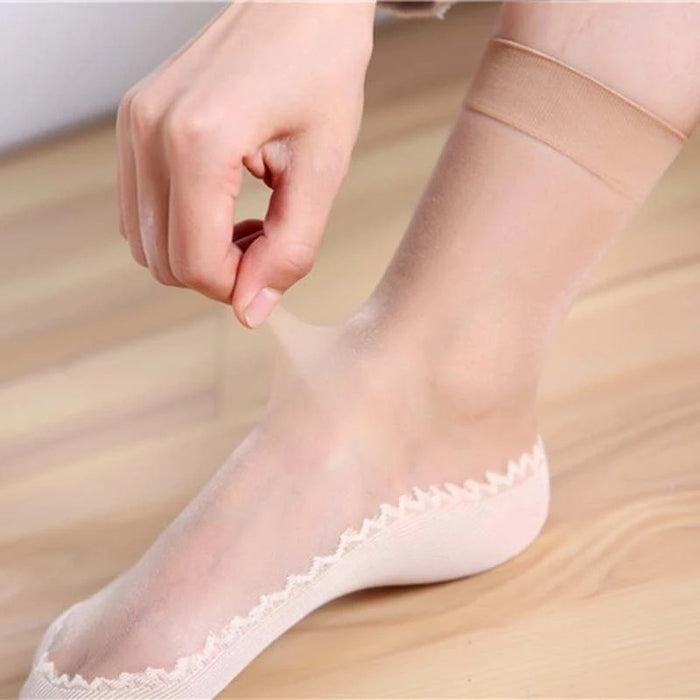 Sweat Absorbing Transparent Socks