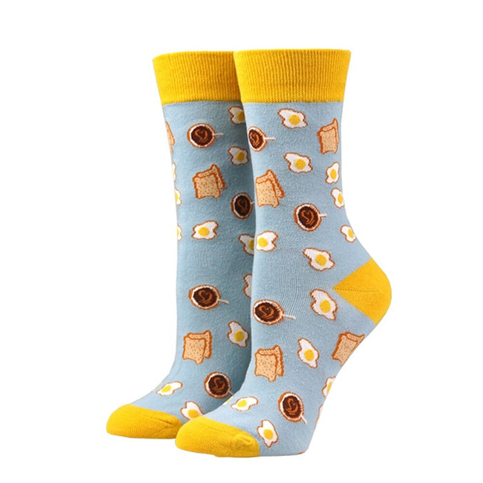 Autumn Cartoon Pattern Casual Socks