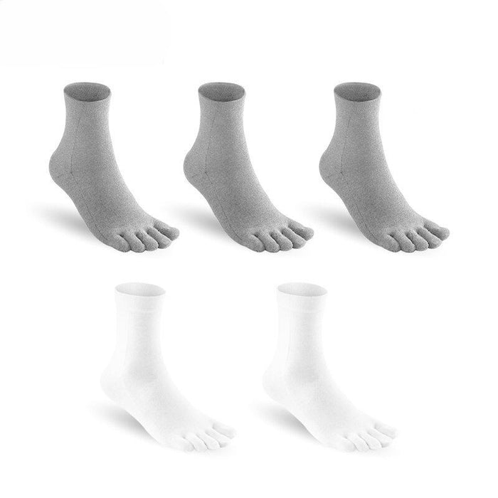 Men Five-Finger Cotton Casual Socks
