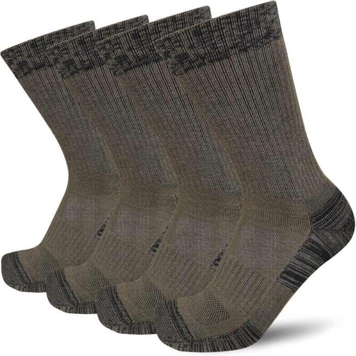 4 Pairs Antimicrobial Daily Wear Boot Socks - Comfort and Durability