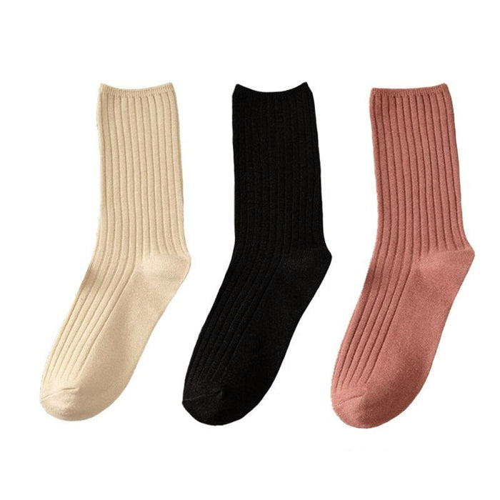 Elegant Retro Long Cotton Socks