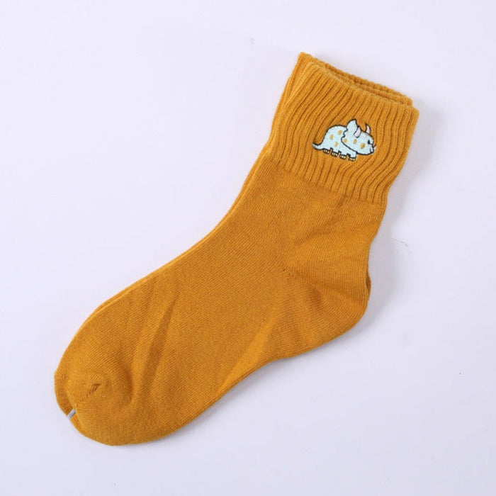 Elegant Printed Breathable Long Socks