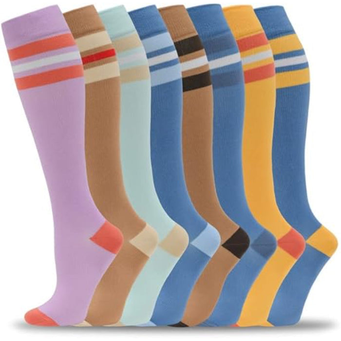 8 Pair Orthopedic Compression Socks For Running