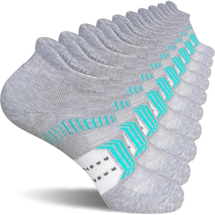 5 Pairs Cushioned Anti-Blister Running Socks – All Day Performance