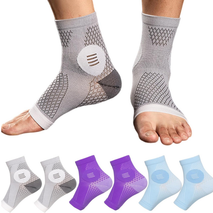 3 Pairs Neuropathy Compression Socks - Daily Support and Comfort