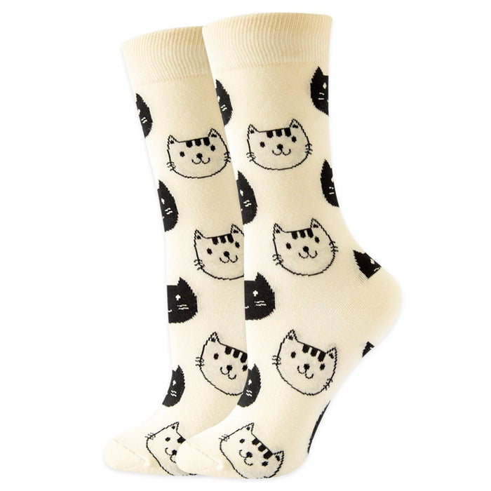 Cartoon Print Casual Socks