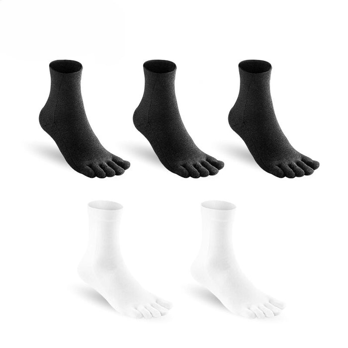 Men Five-Finger Cotton Casual Socks