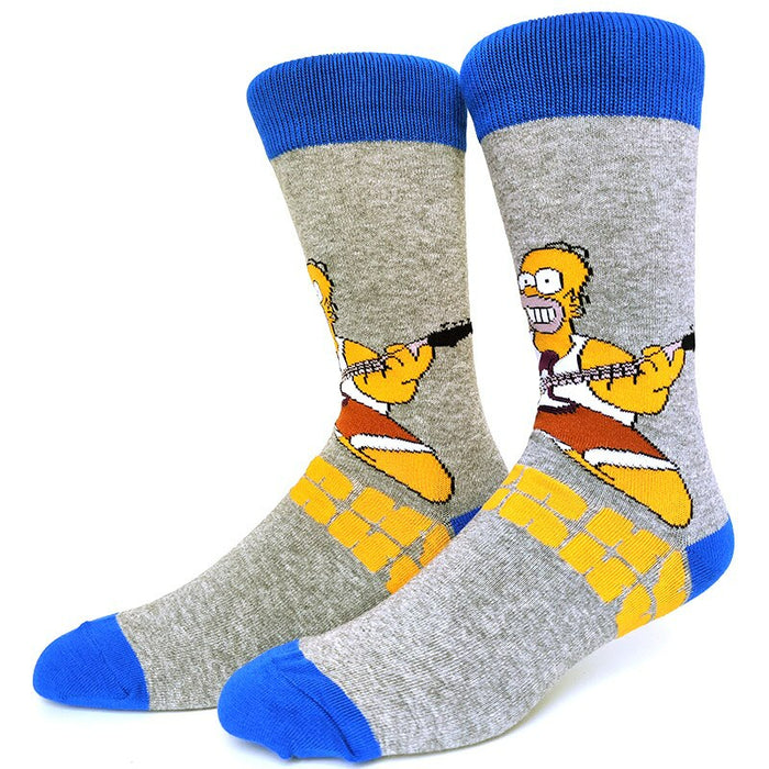 Cartoon Printed Street Wear Casual Socks