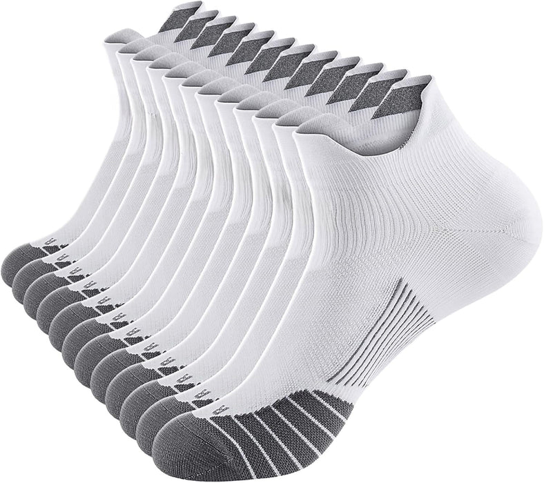 6 Pairs Compression Antimicrobial Socks – Support and Comfort