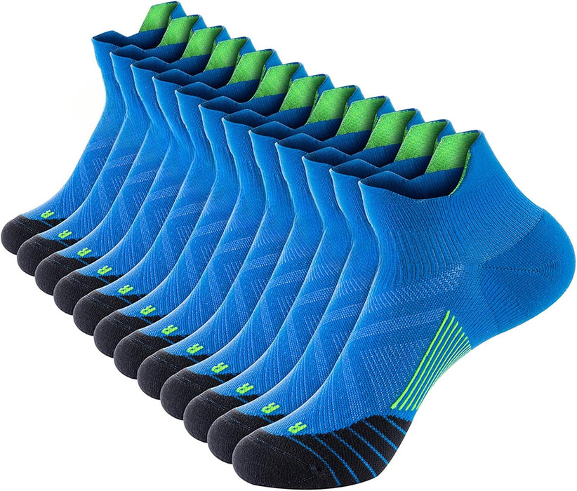 6 Pairs Compression Antimicrobial Socks – Support and Comfort