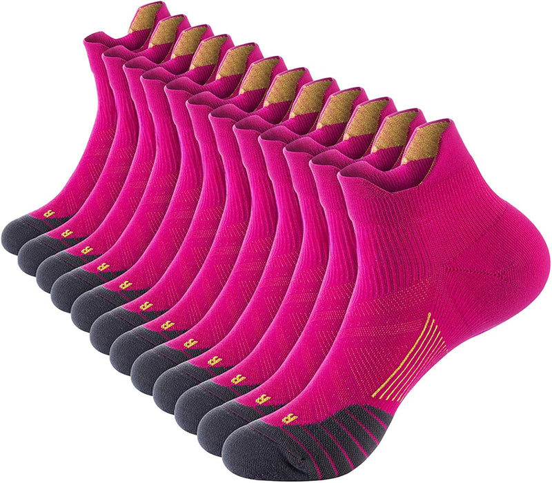 6 Pairs Compression Antimicrobial Socks – Support and Comfort