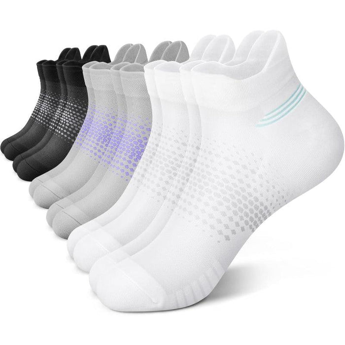 6 Pairs Compression Anti-Blister Socks – Comfort and Support