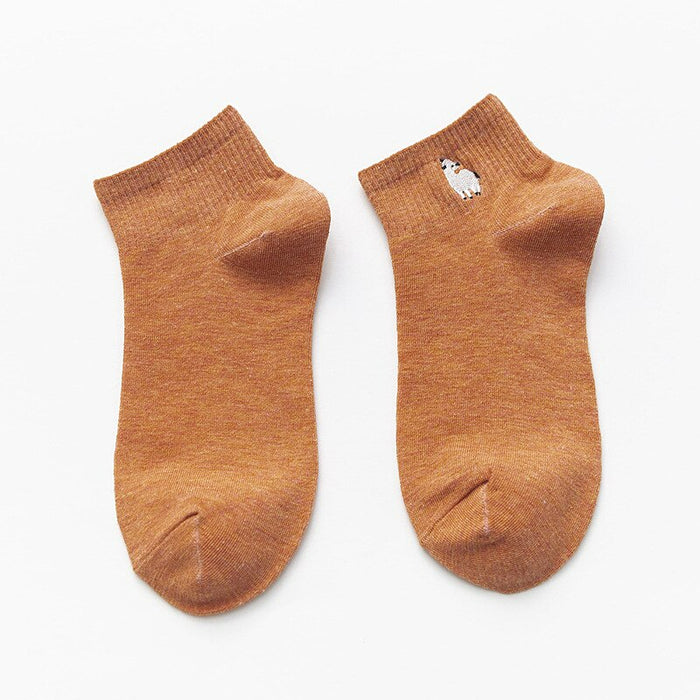 Solid Color Thick Warm Socks For Kids