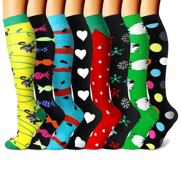 8 Pairs Comfort Focused Neuropathy Support Socks