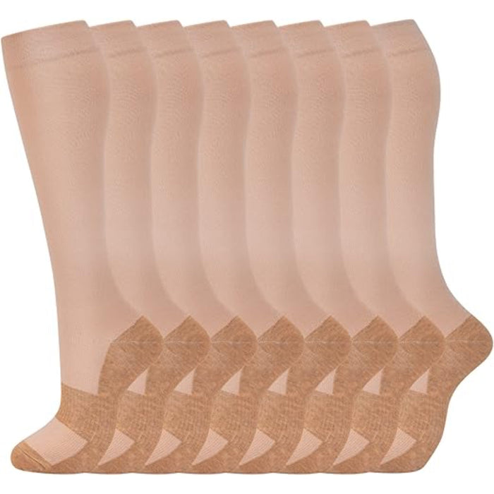 8 Pair Supportive Orthopedic Socks For Running