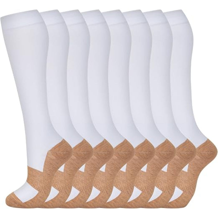 8 Pair Supportive Orthopedic Socks For Running