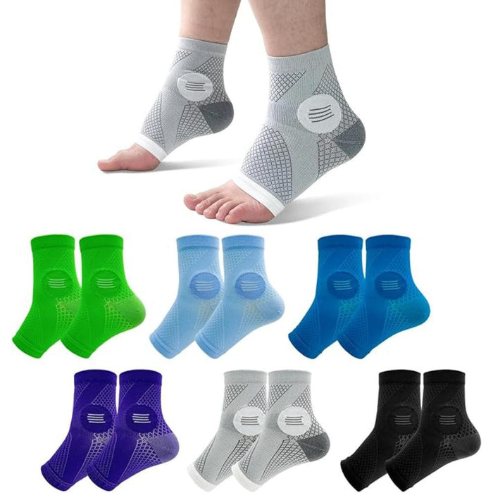 6 Pairs Neuropathy Arthritis Socks – Stability and Support